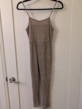 Paper Doll Ribbed Knit Romper Jumpsuit